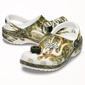 NEW Crocs Nascar Realtree Classic Clogs Size Men's 9 Women's 11 Camo Racing